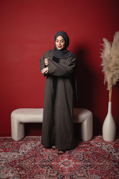 Frayed Edge Abaya